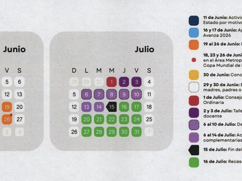 Ajusta Secretaría de Educación Jalisco Calendario Escolar 2025–2026 para el cierre de ciclo
