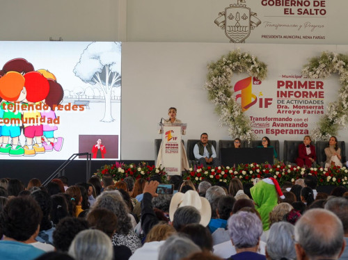 Celebra DIF El Salto primer informe de actividades