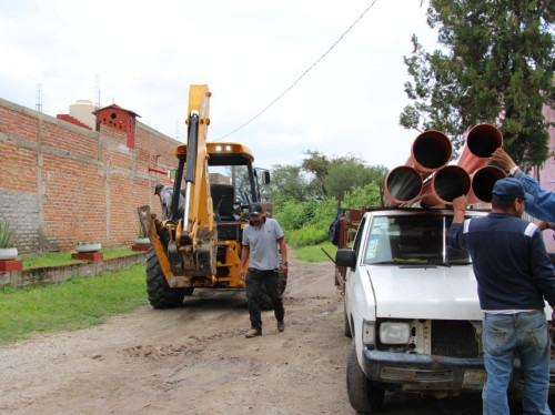El Salto: trabajan en nueva red sanitaria en La Alcantarilla