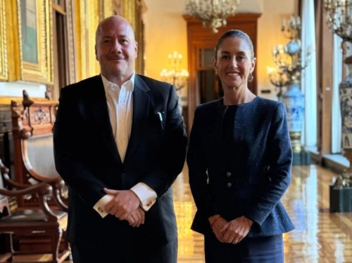 Abordan Alfaro y Sheinbaum saneamiento del Río Santiago