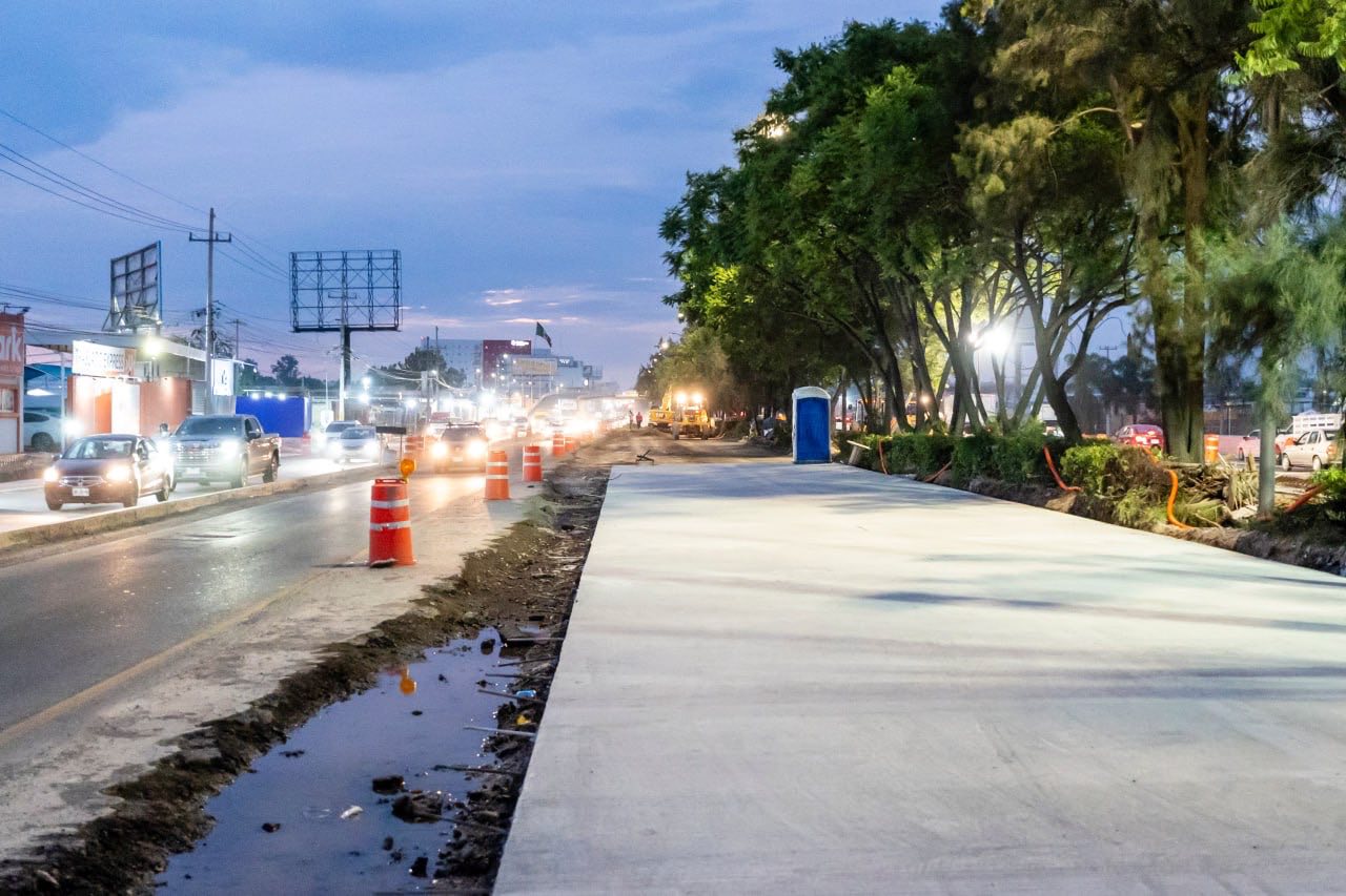 Al 60% el reencarpetamiento de Carretera a Chapala