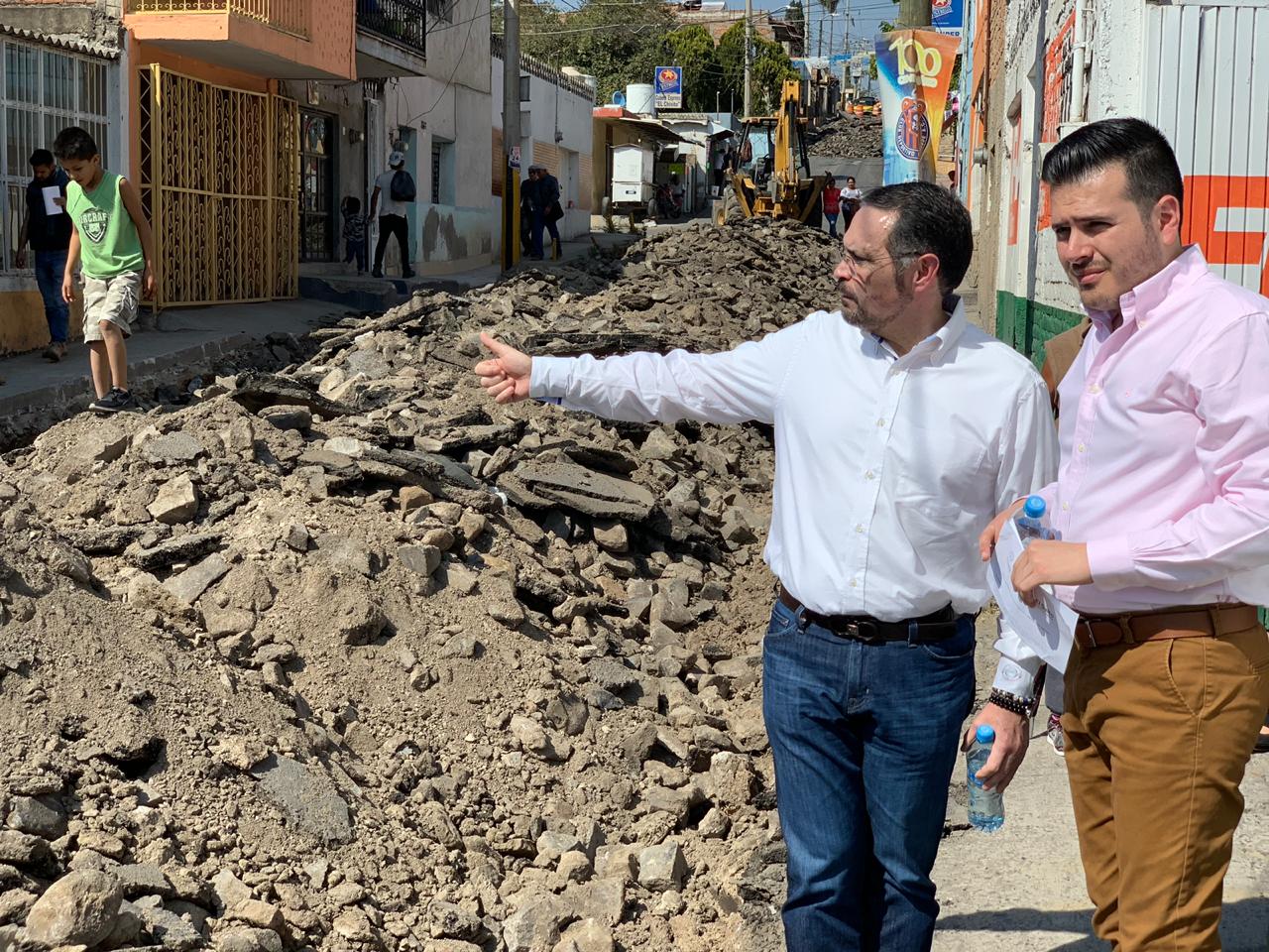 Arrancan obra en calle Independencia