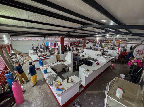 Avanza la renovación del Mercado Municipal de Juanacatlán: obras entran en su fase final