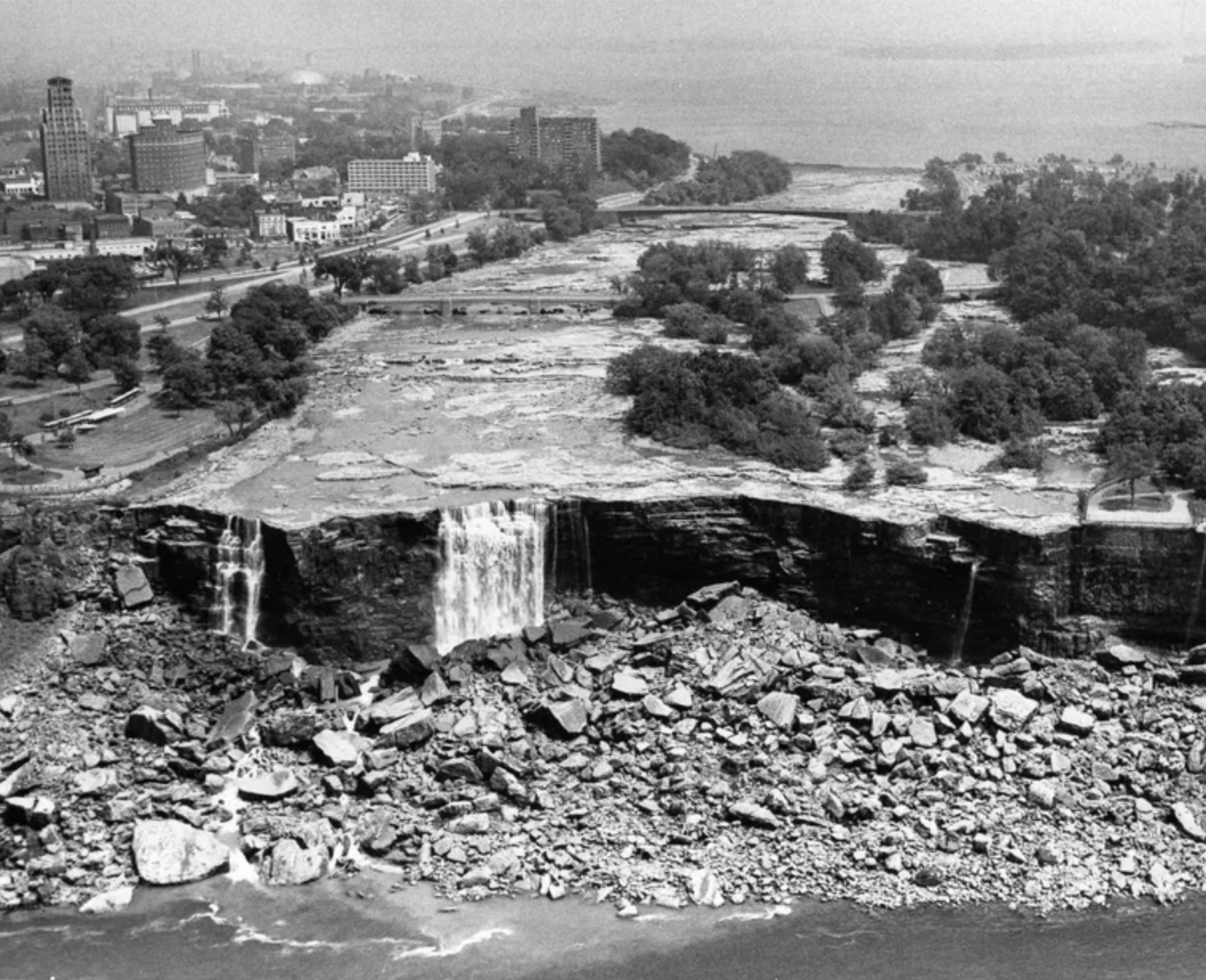 ¿Como preservaron USA y Canadá las Cataratas del Niágara?