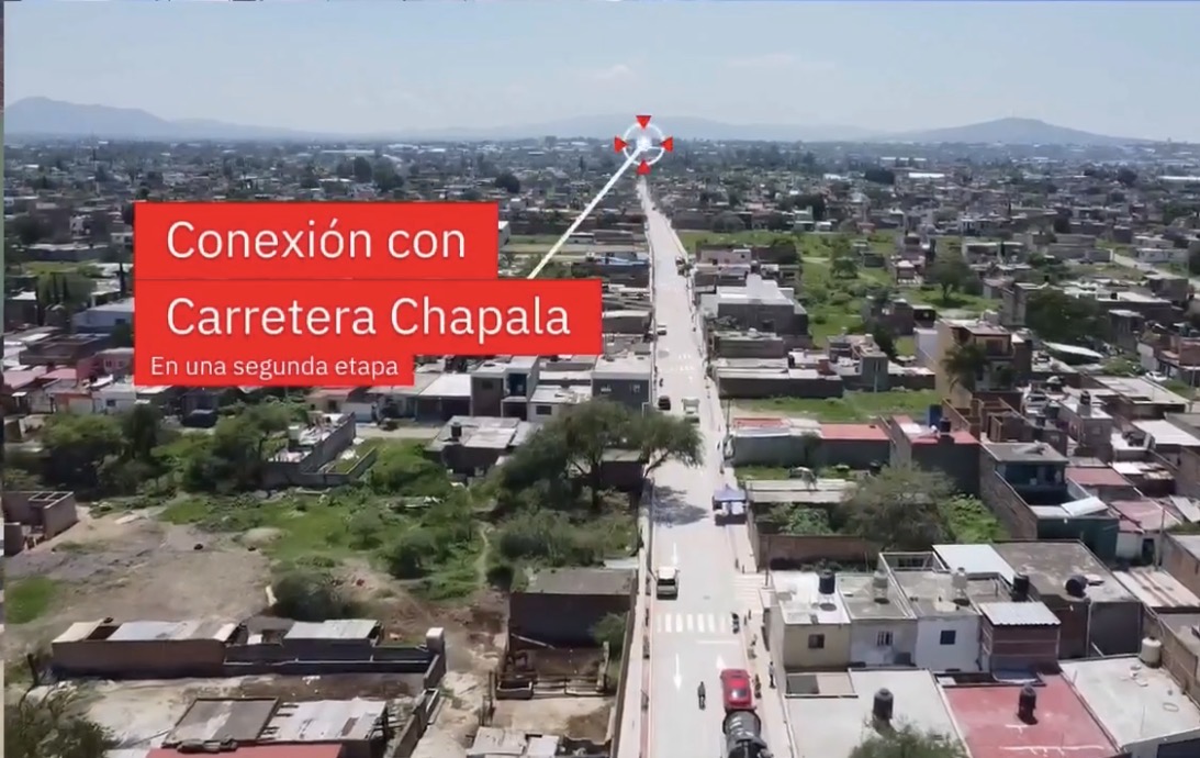 Entregan primera etapa de la calle Los Pinos en El Salto; conectará con la carretera a Chapala