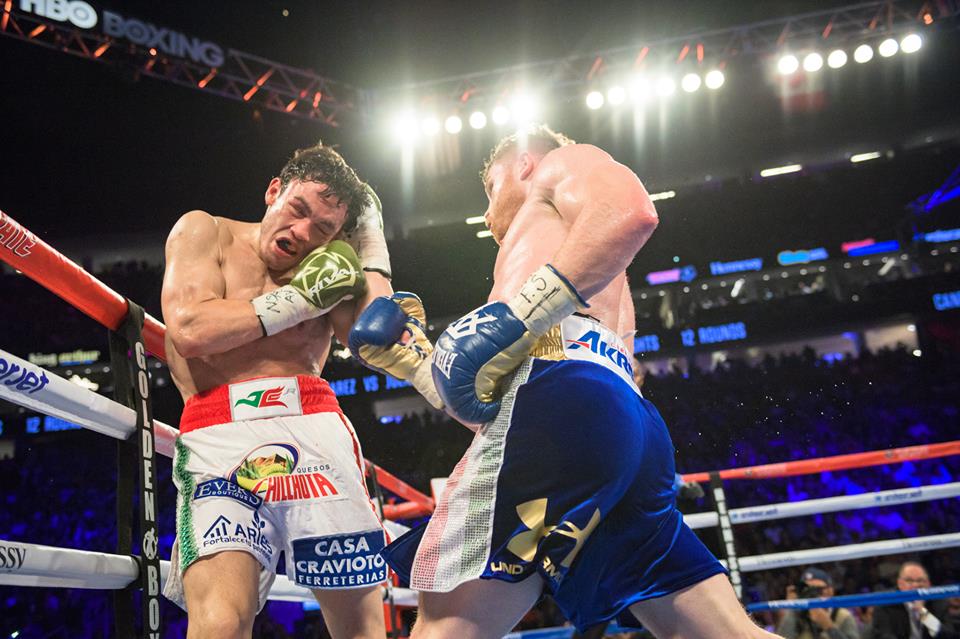 Entrenamiento para el 'Canelo'