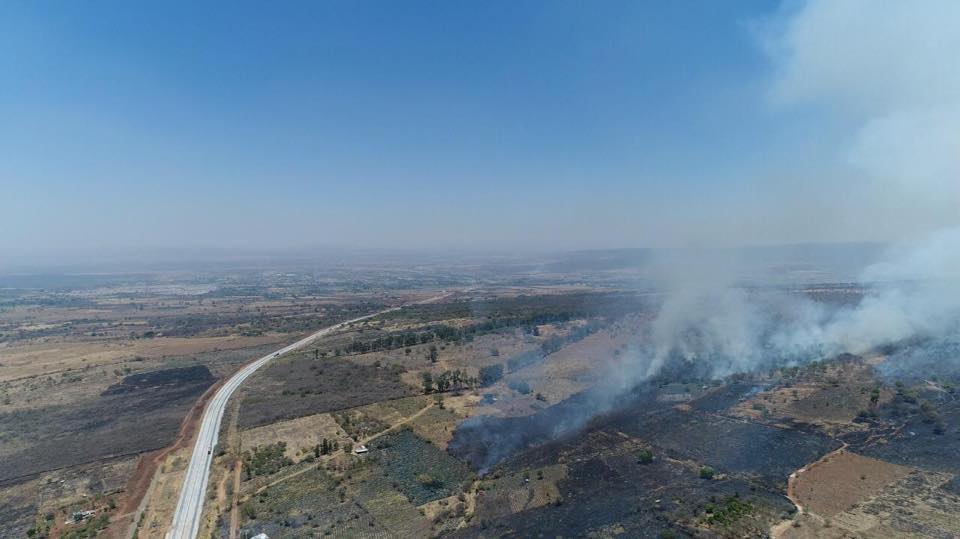 Van por 'congelar' predios siniestrados por incendios; proponen incluir a el cerro el Papantón