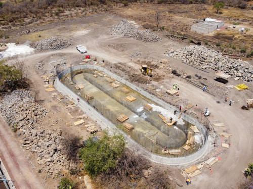 Juanacatlán: avanza ampliación de planta de tratamiento de aguas residuales