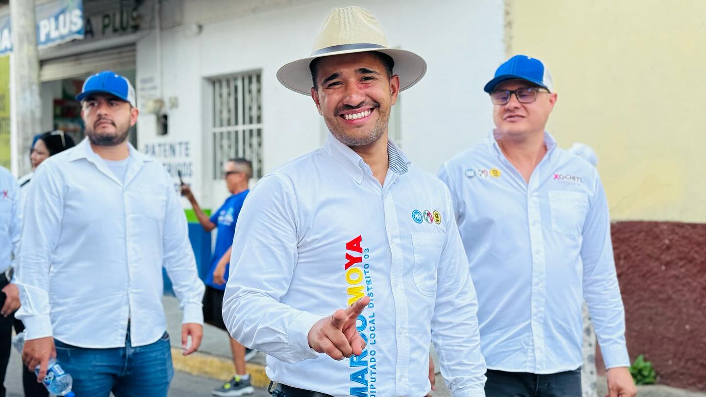 Marco Moya será el Diputado Local del Distrito 3