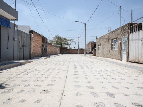 Remodelan Calle Ignacio Allende en San José del Quince