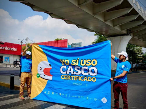 Ya es obligatorio uso de casco certificado para motociclistas