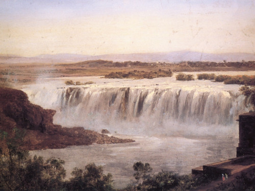 Oleo cautivador: José María Velasco pintó la cascada de El Salto de Juanacatlán