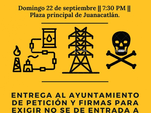 Piden no se le de entrada a termoeléctrica en Juanacatlán