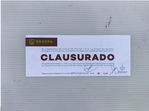 Por irregularidades ambientales, clausuraron parcialmente Rastro Municipal de Juanacatlán