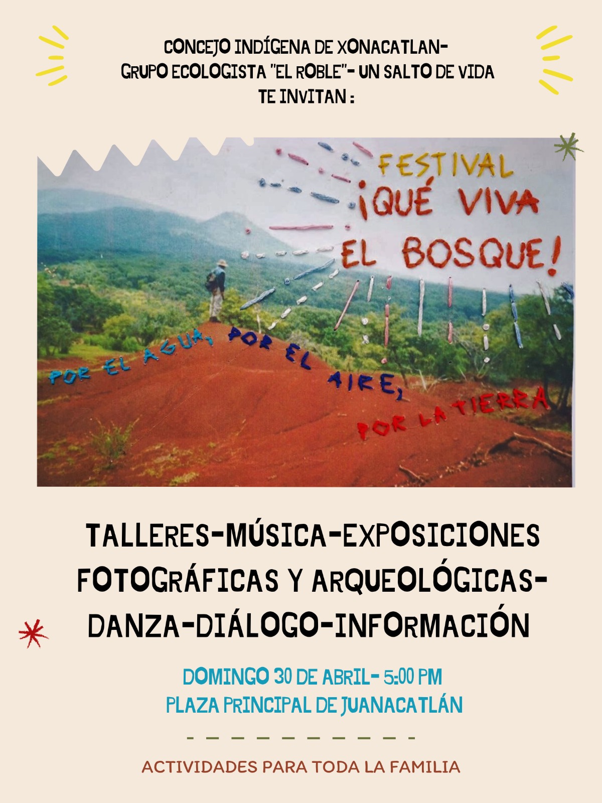 ¡Qué viva el Bosque!, el Festival que busca concientizar sobre su importancia en Juanacatlán