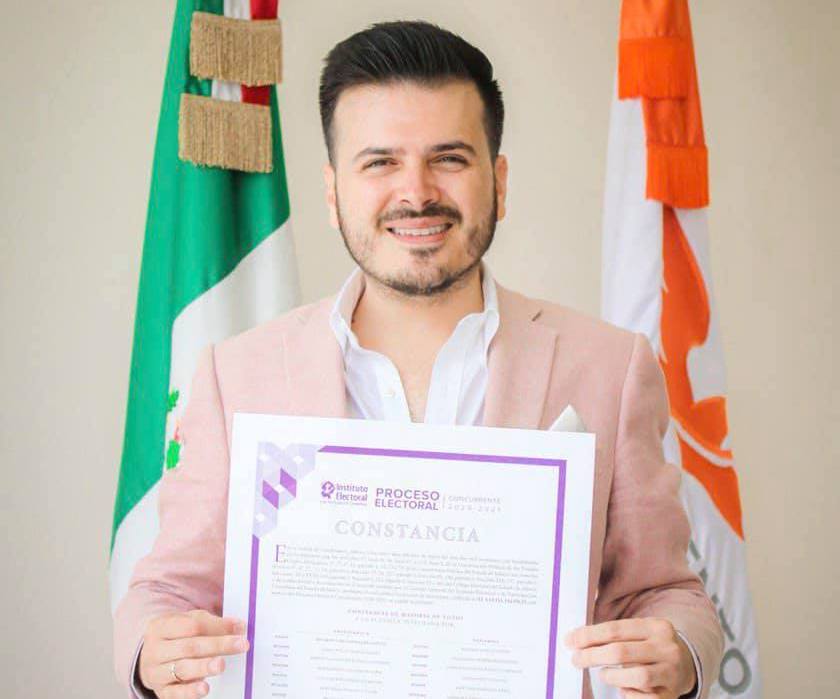 Santillán y de la Cerda reciben Constancia de Mayoría